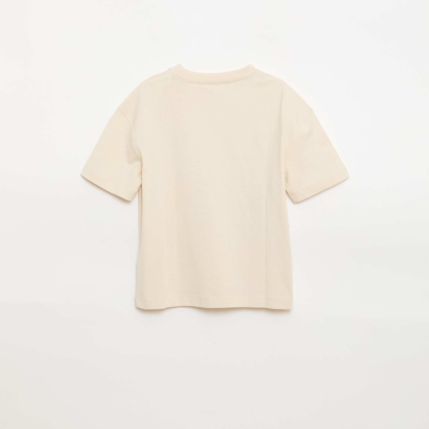 T-shirt imprimé à manches courtes BEIGE