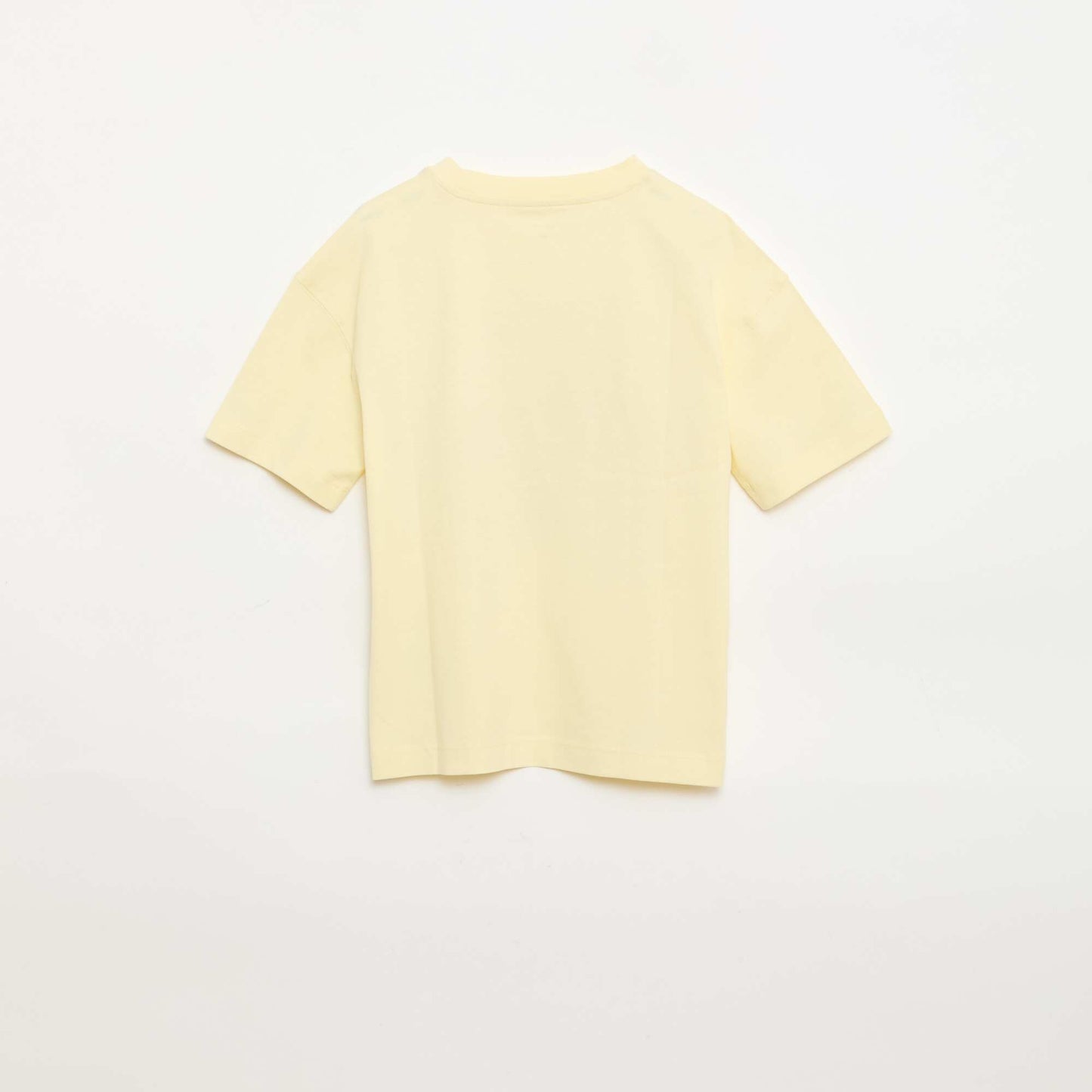 T-shirt imprimé à manches courtes JAUNE