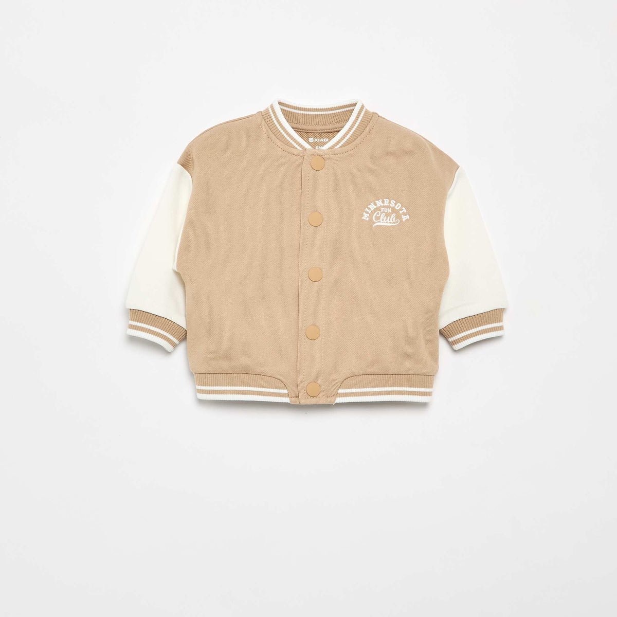 Blouson style campus américain BEIGE