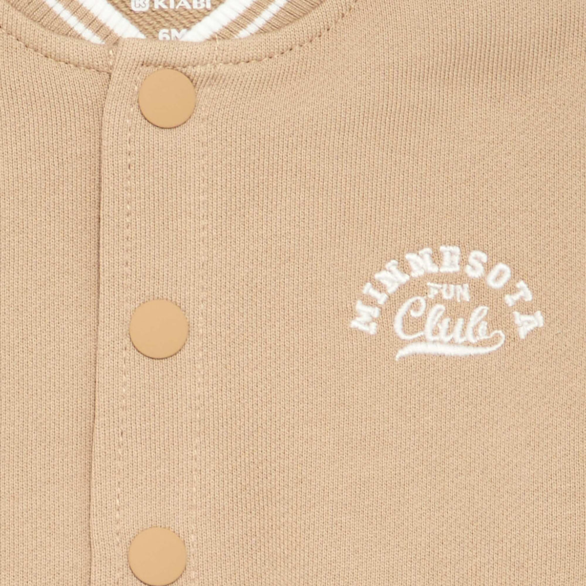 Blouson style campus américain BEIGE