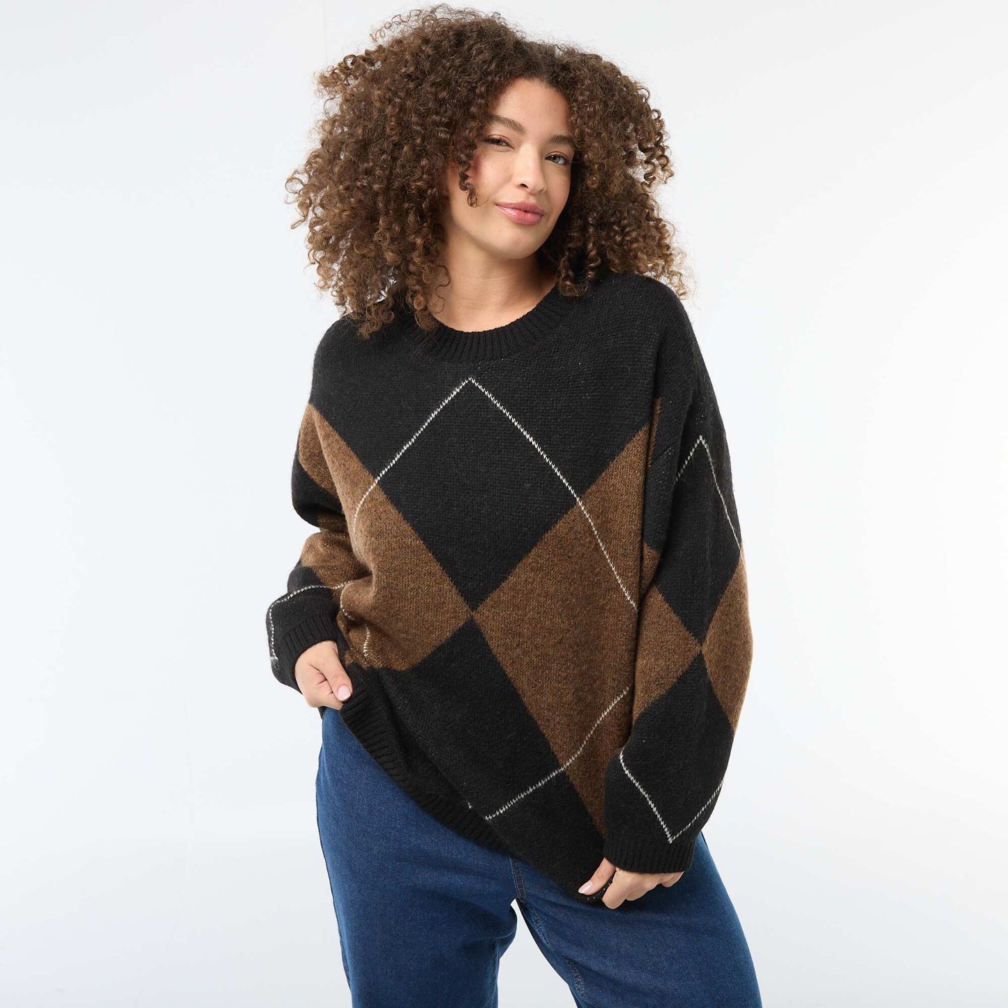 Pull chaud MARRON