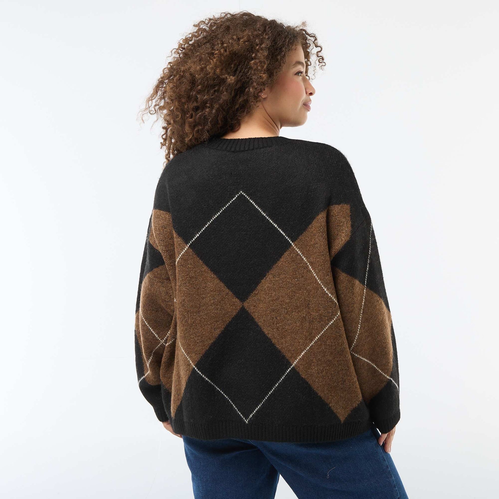 Pull chaud MARRON