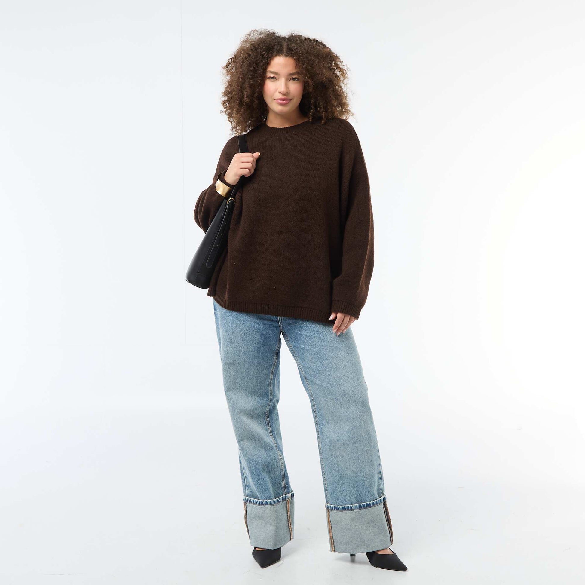 Pull chaud MARRON