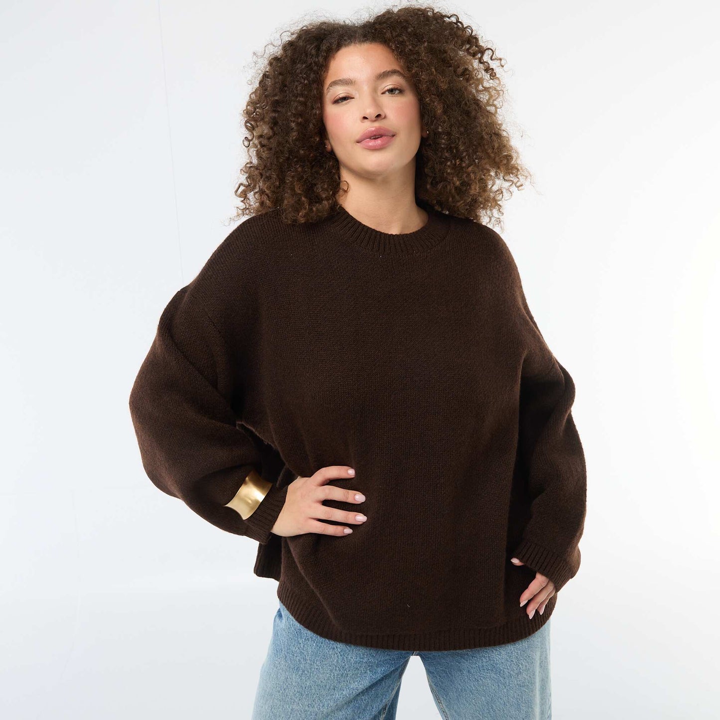Pull chaud MARRON