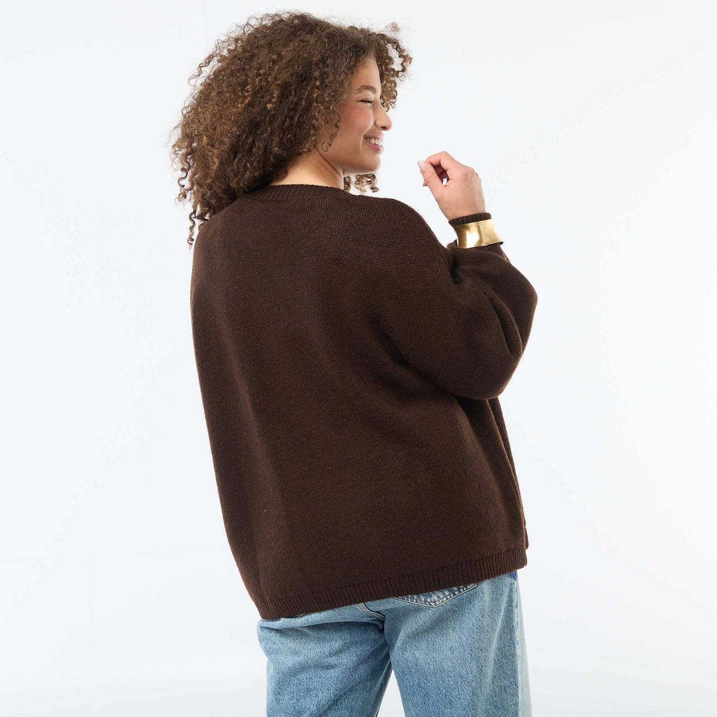 Pull chaud MARRON