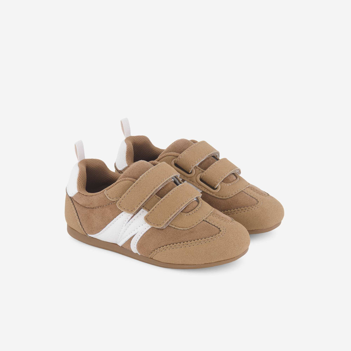 Baskets basses bicolores BEIGE