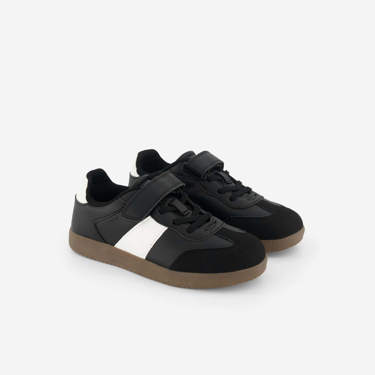 Baskets basses bicolores NOIR
