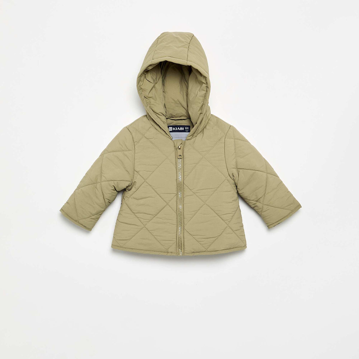 Blouson zippé à capuche VERT