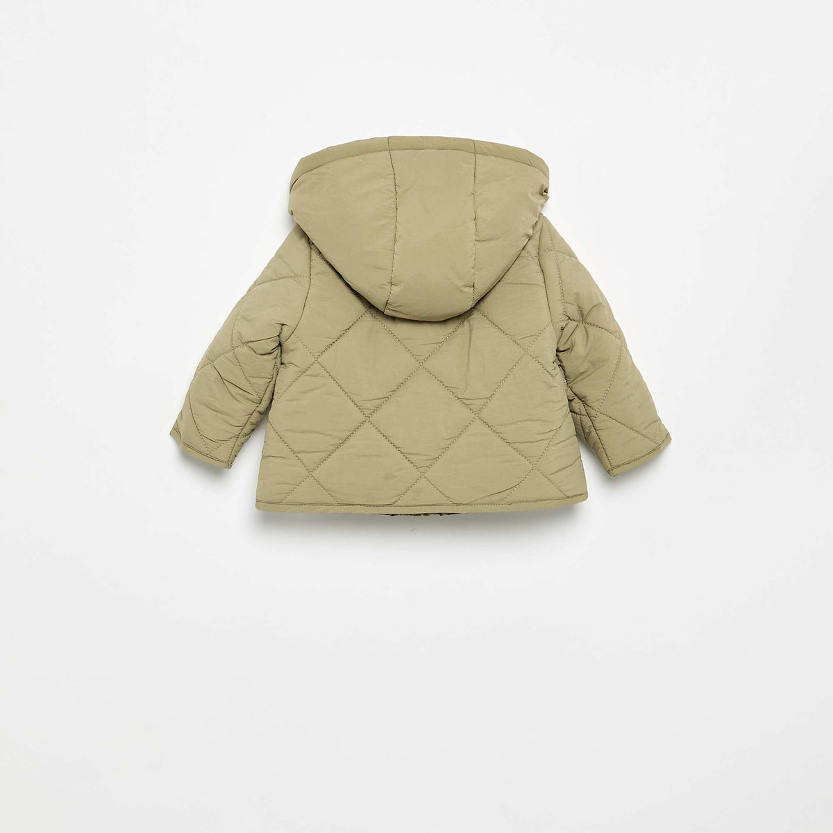 Blouson zippé à capuche VERT