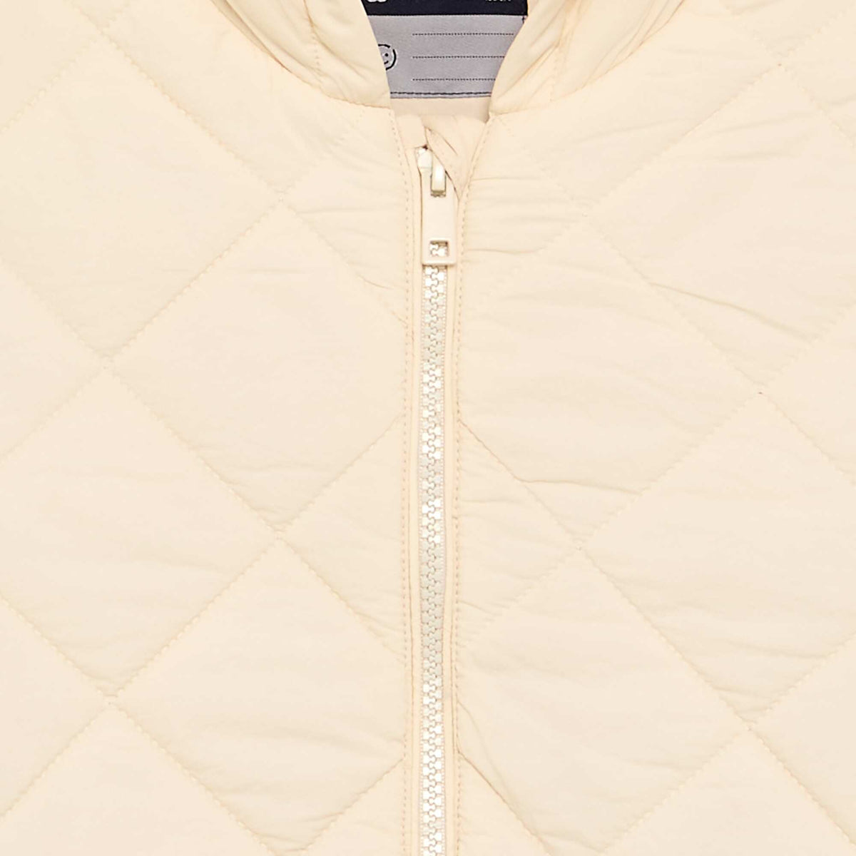 Blouson matelassé à capuche BEIGE