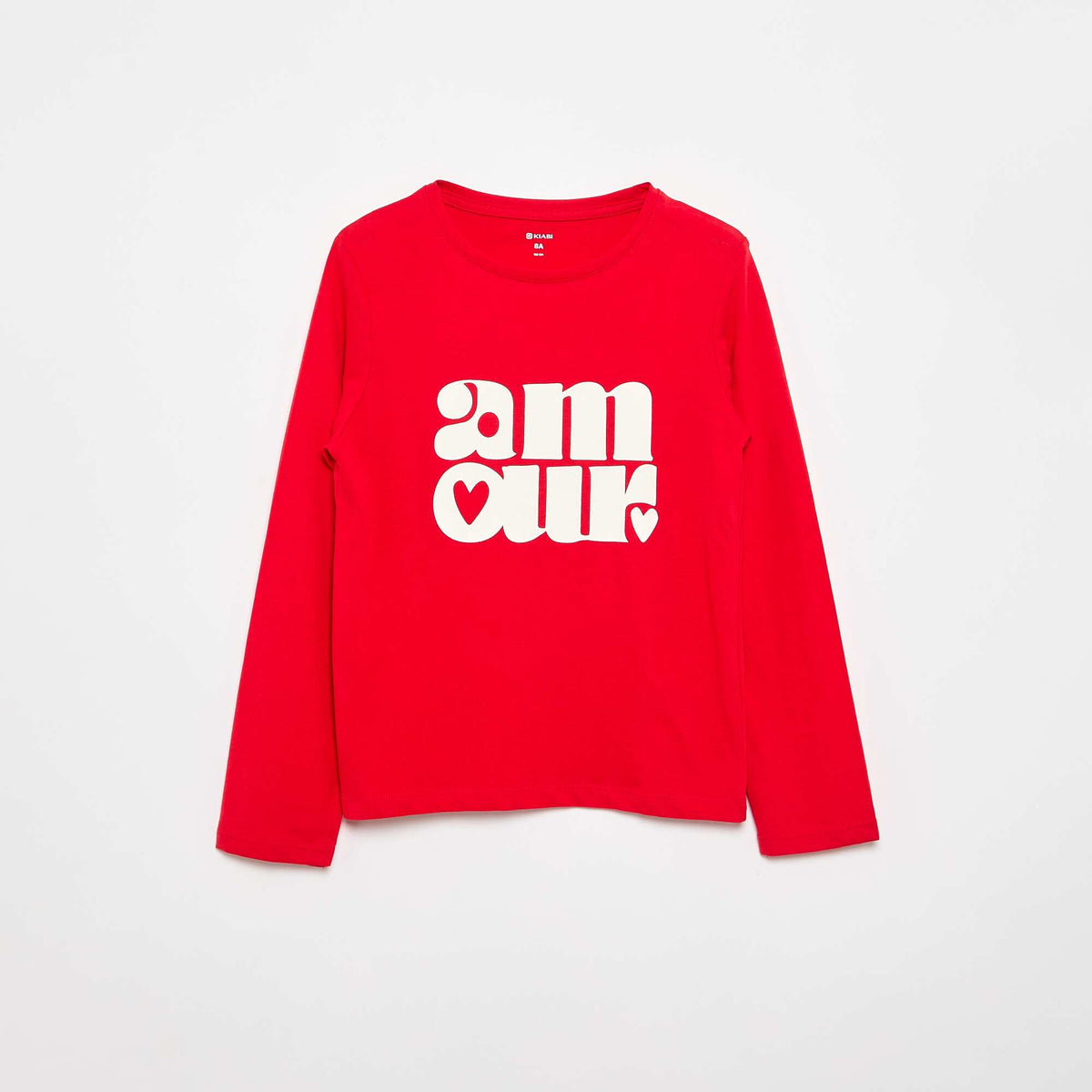 Lot de 3 T-shirts à manches longues ROUGE