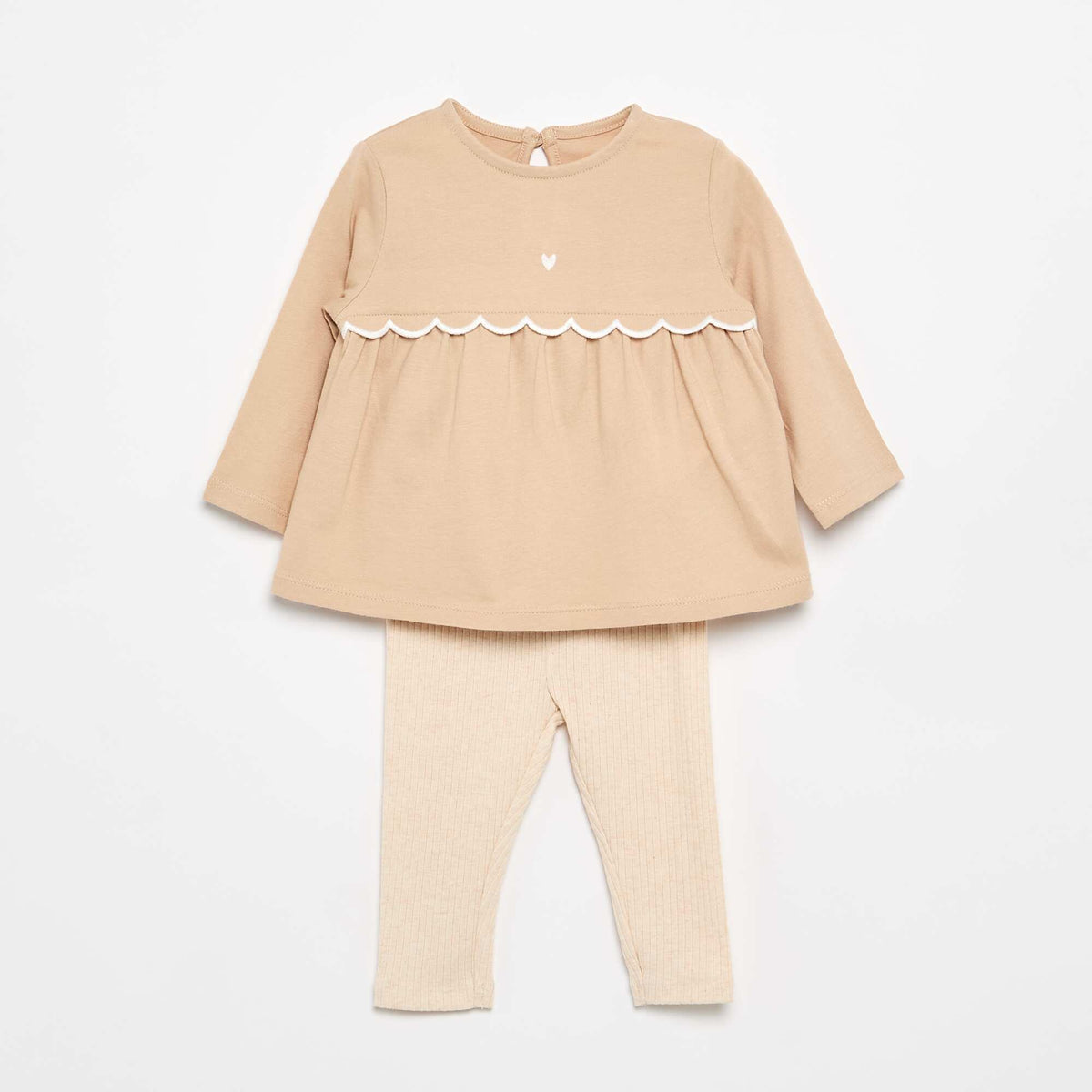 Ensemble T-shirt + legging BEIGE