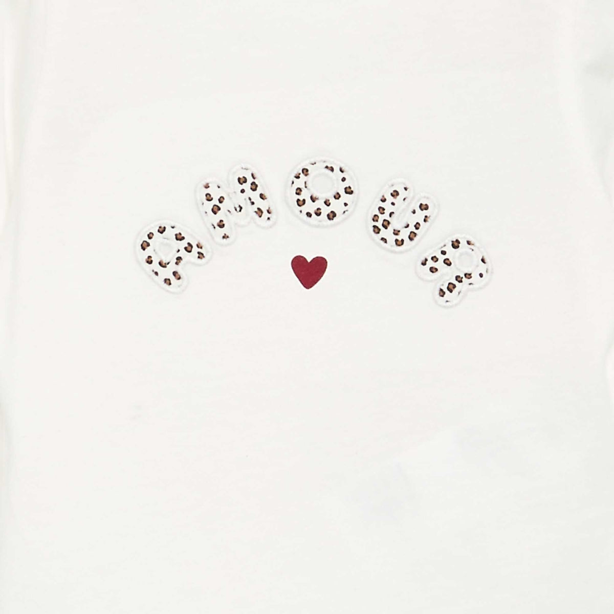 T-shirt en jersey à manches longues BLANC