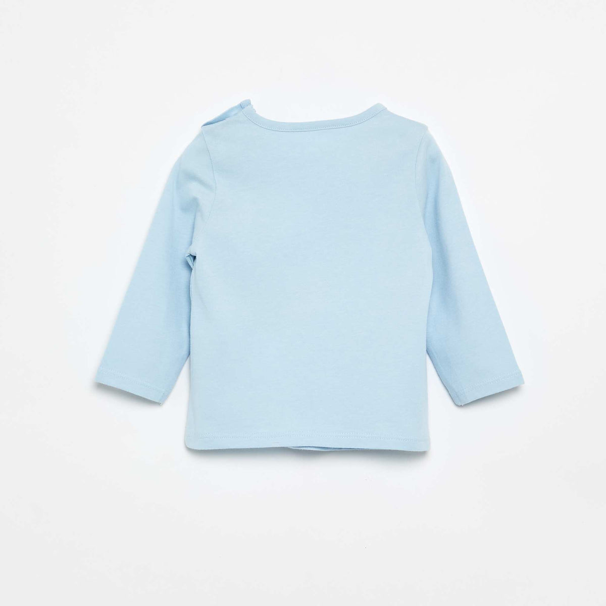 T-shirt en jersey à manches longues BLEU