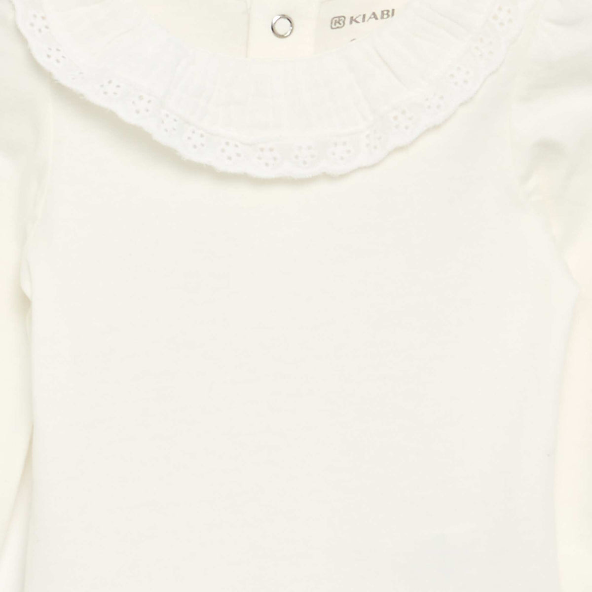 Body avec collerette BLANC