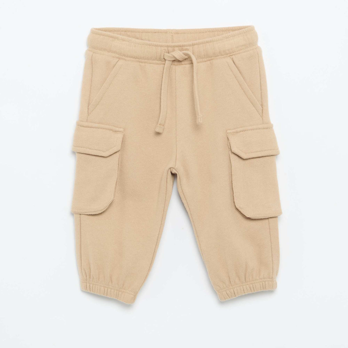 Pantalon jogging multipoches BEIGE