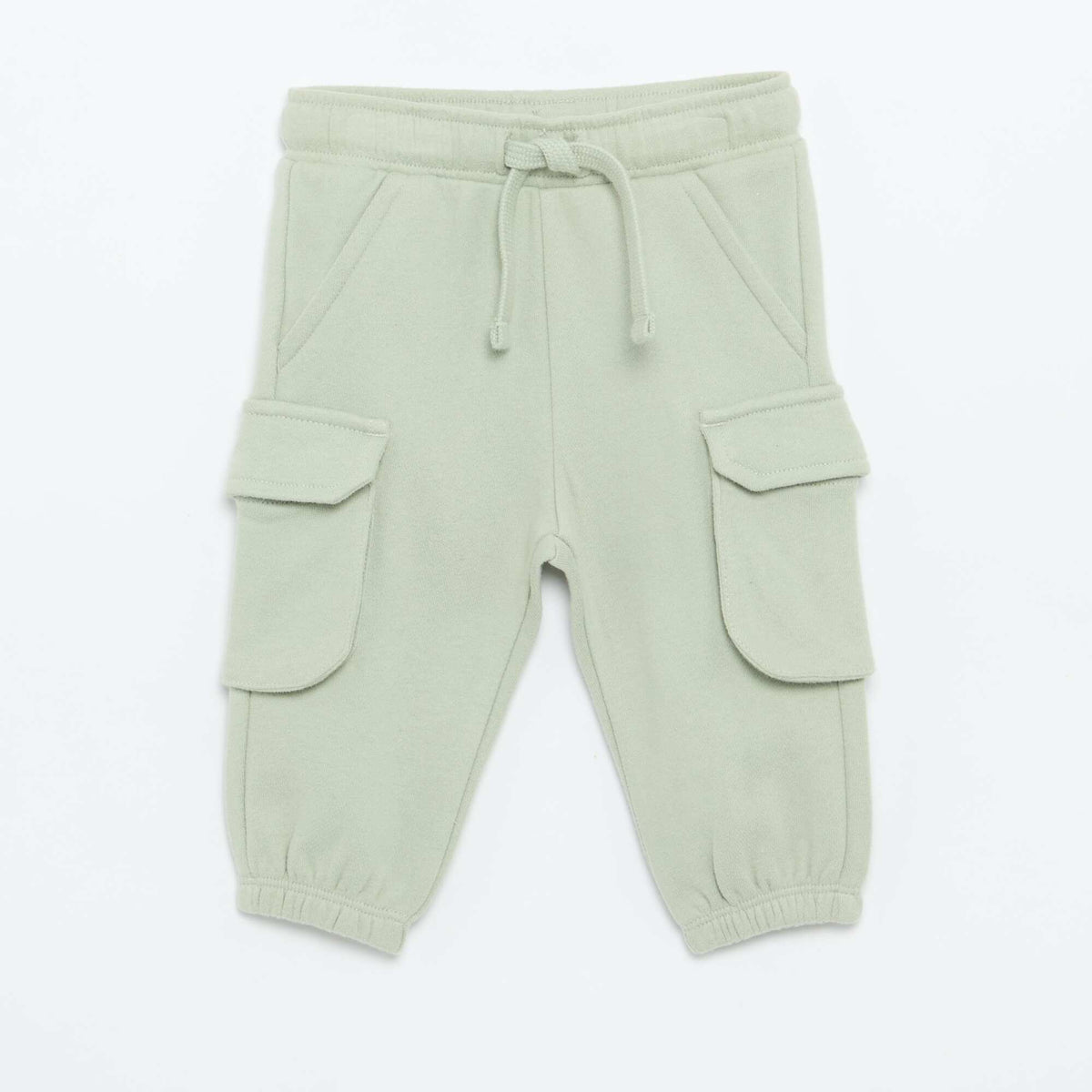 Pantalon jogging multipoches VERT