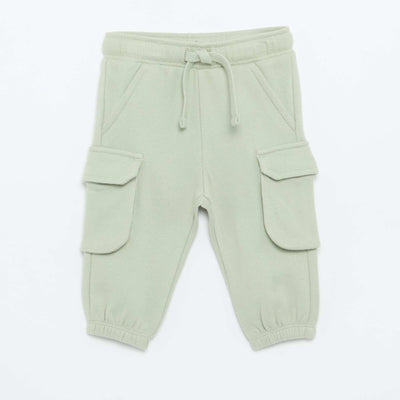Pantalon jogging multipoches VERT