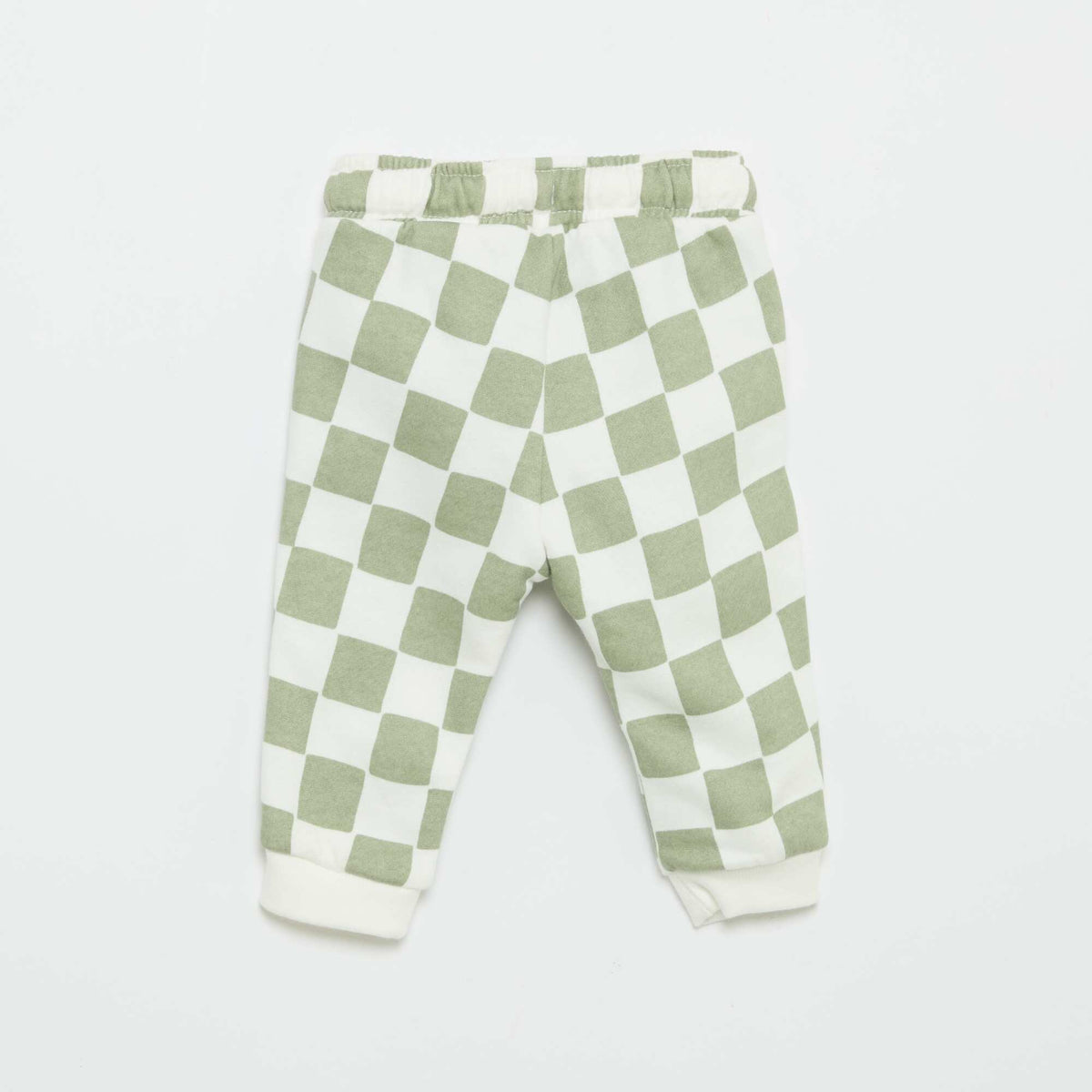 Pantalon jogging à motif VERT