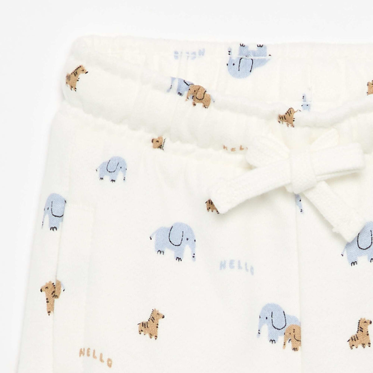 Pantalon jogging à motif BEIGE