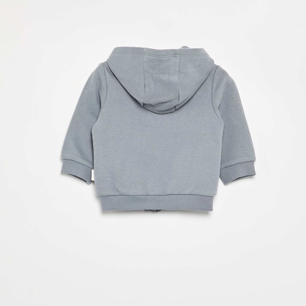 Sweat-shirt zippé à capuche BLEU