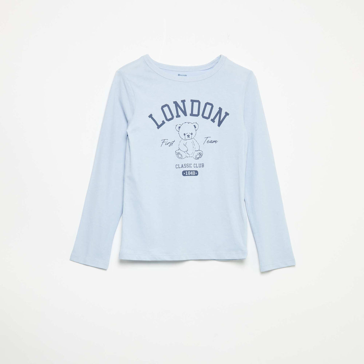 Pyjama long en jersey de coton - 2 pièces BLEU