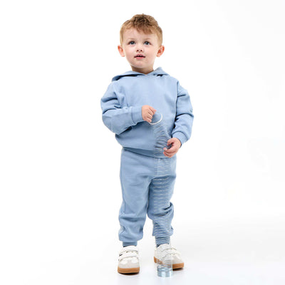 Ensemble sweat + jogging + t-shirt - 3 pièces BLEU