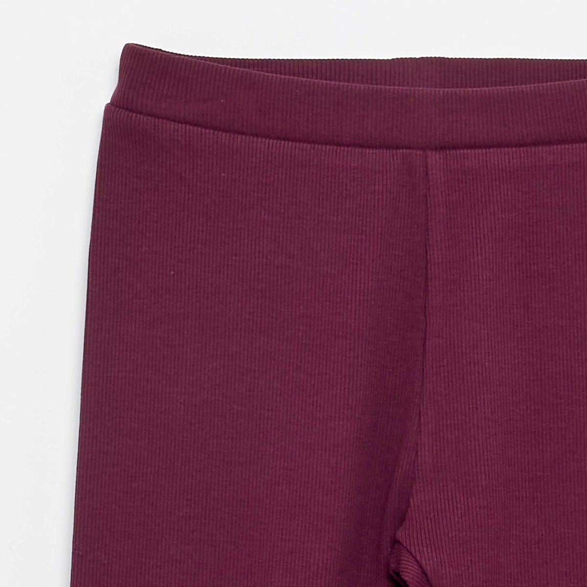 Legging long côtelé uni ROSE