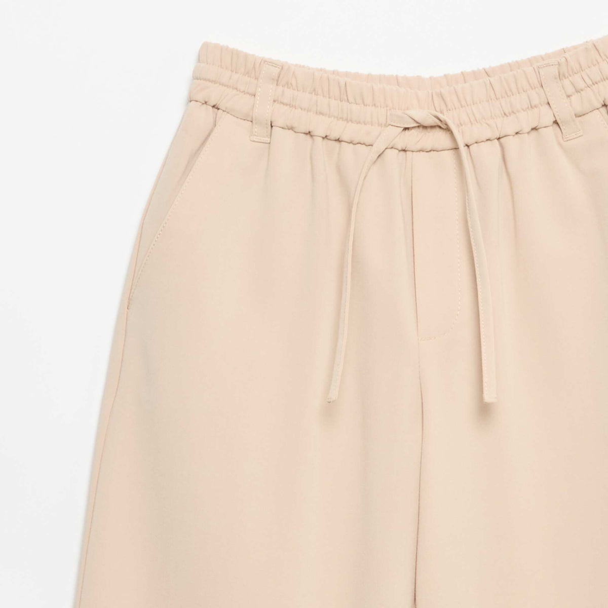 Pantalon wide leg / coupe large BEIGE