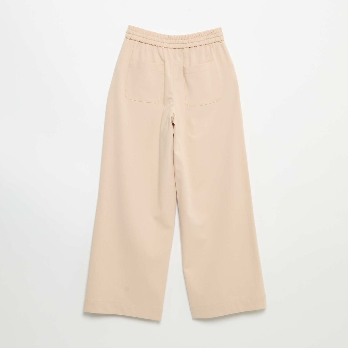 Pantalon wide leg / coupe large BEIGE