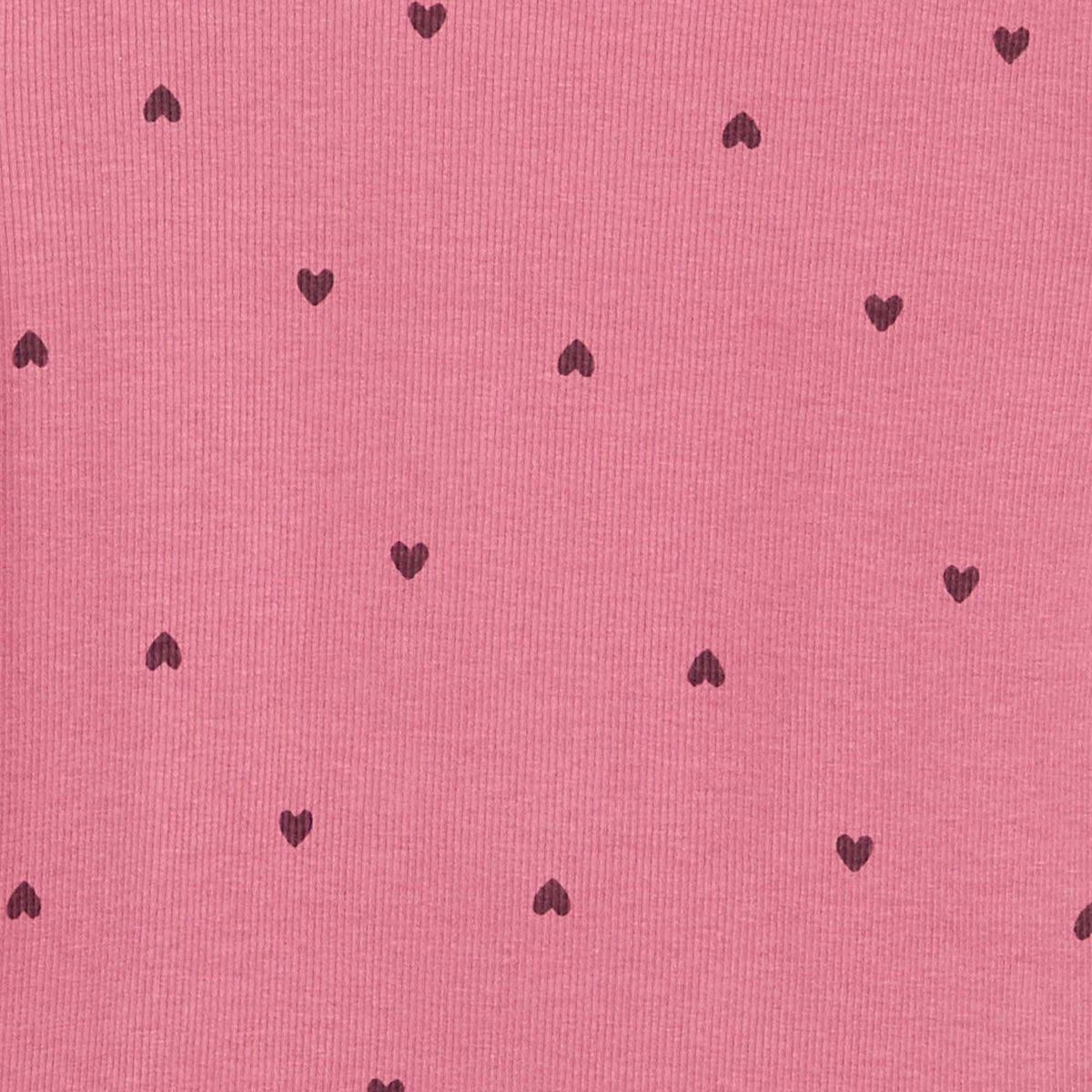 T-shirt à manches longues en maille côtelée ROSE
