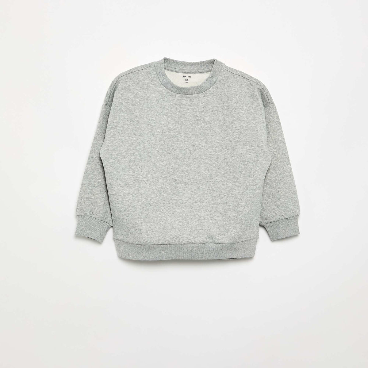 Lot de 2 sweats unis GRIS