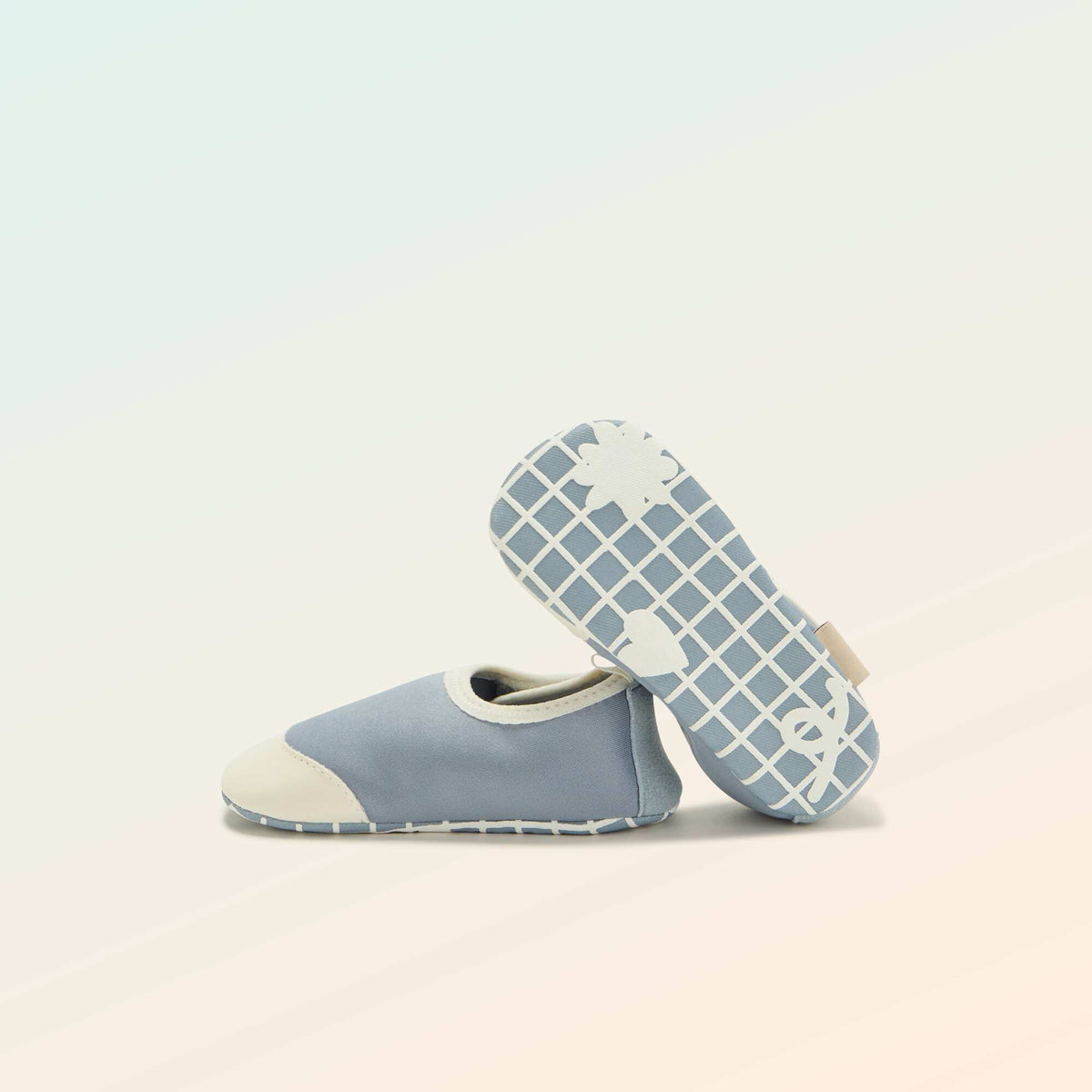 Chaussons motricité 2 '4 pattes' - Kitchoun BLEU