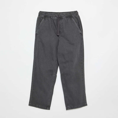 Pantalon relaxed fit taille élastiquée GRIS