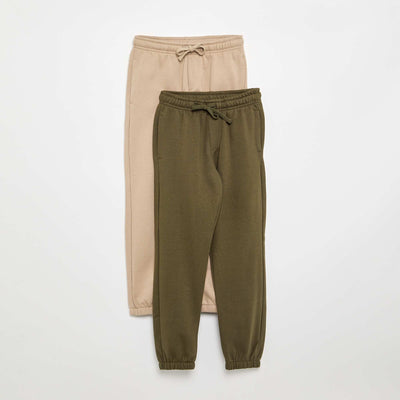 Lot de 2 pantalons de jogging KAKI