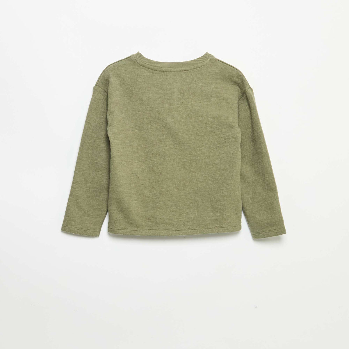T-shirt en Baby Terry à manches longues VERT