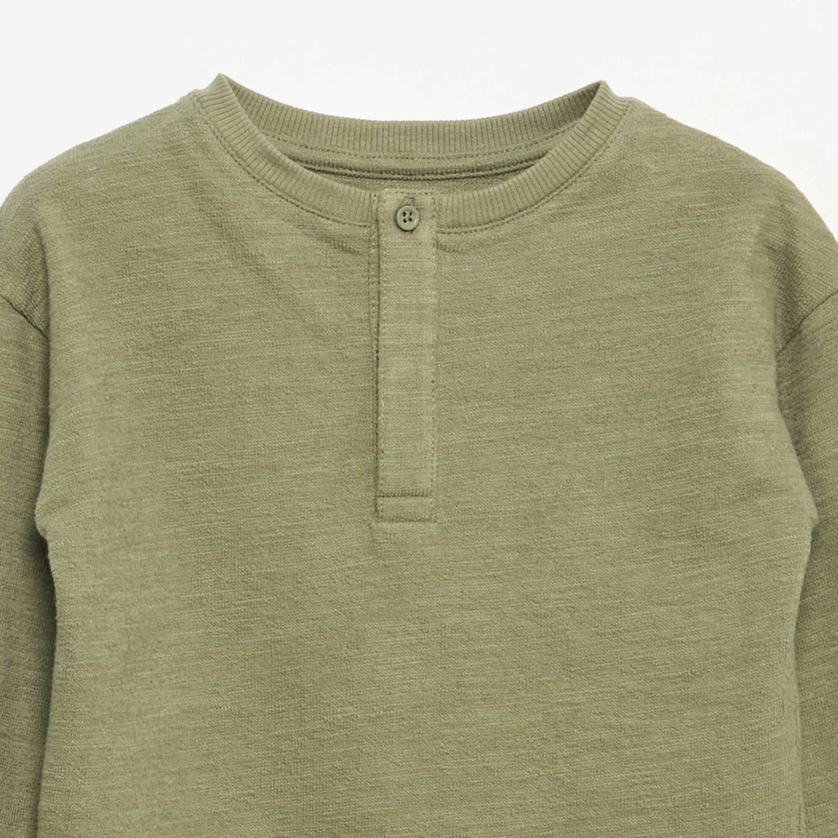 T-shirt en Baby Terry à manches longues VERT