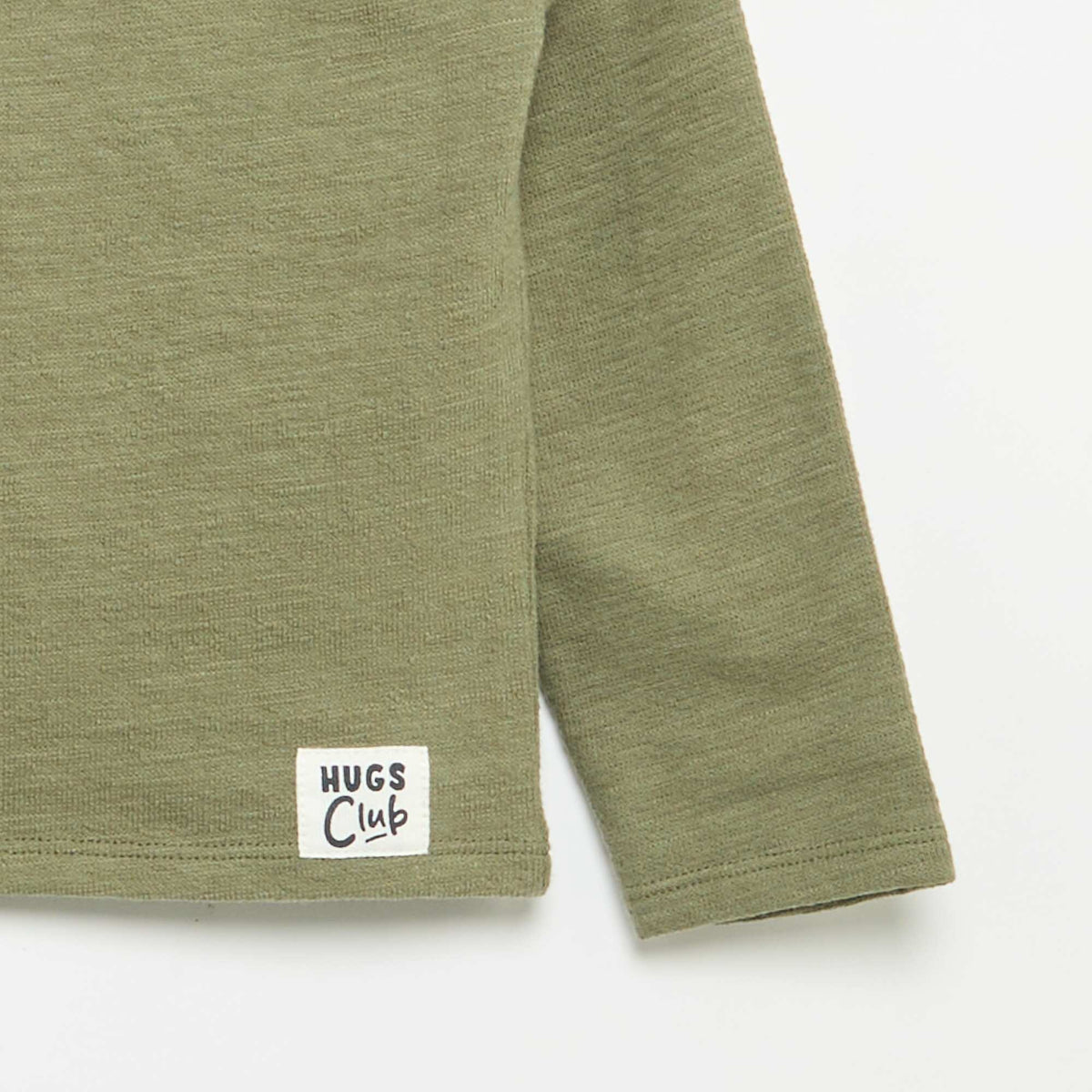 T-shirt en Baby Terry à manches longues VERT