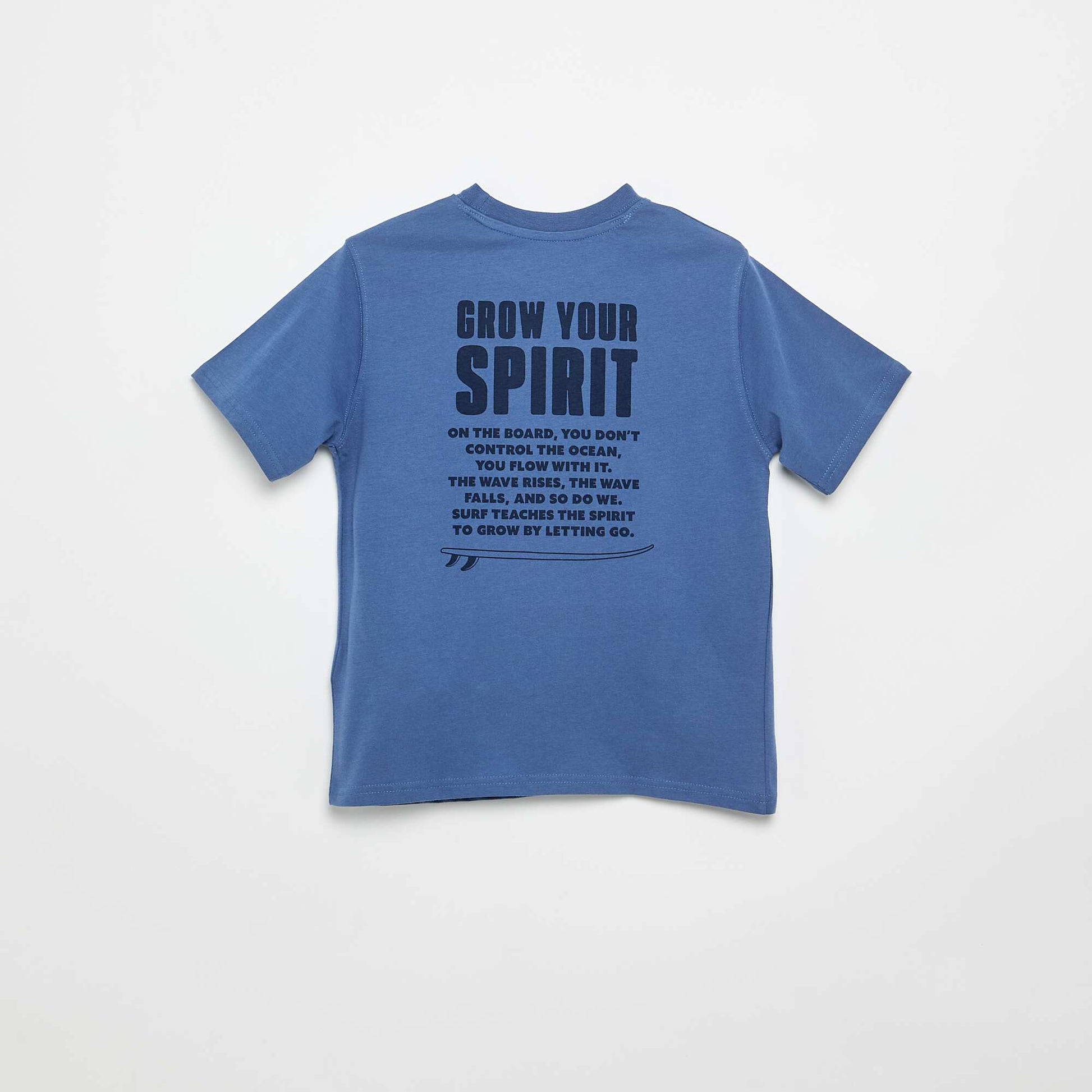 T-shirt à manches courtes BLEU