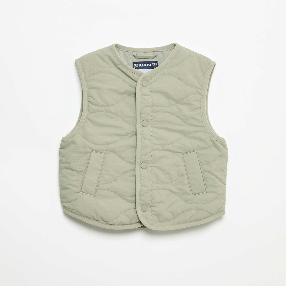 Veste sans manches matelassée VERT