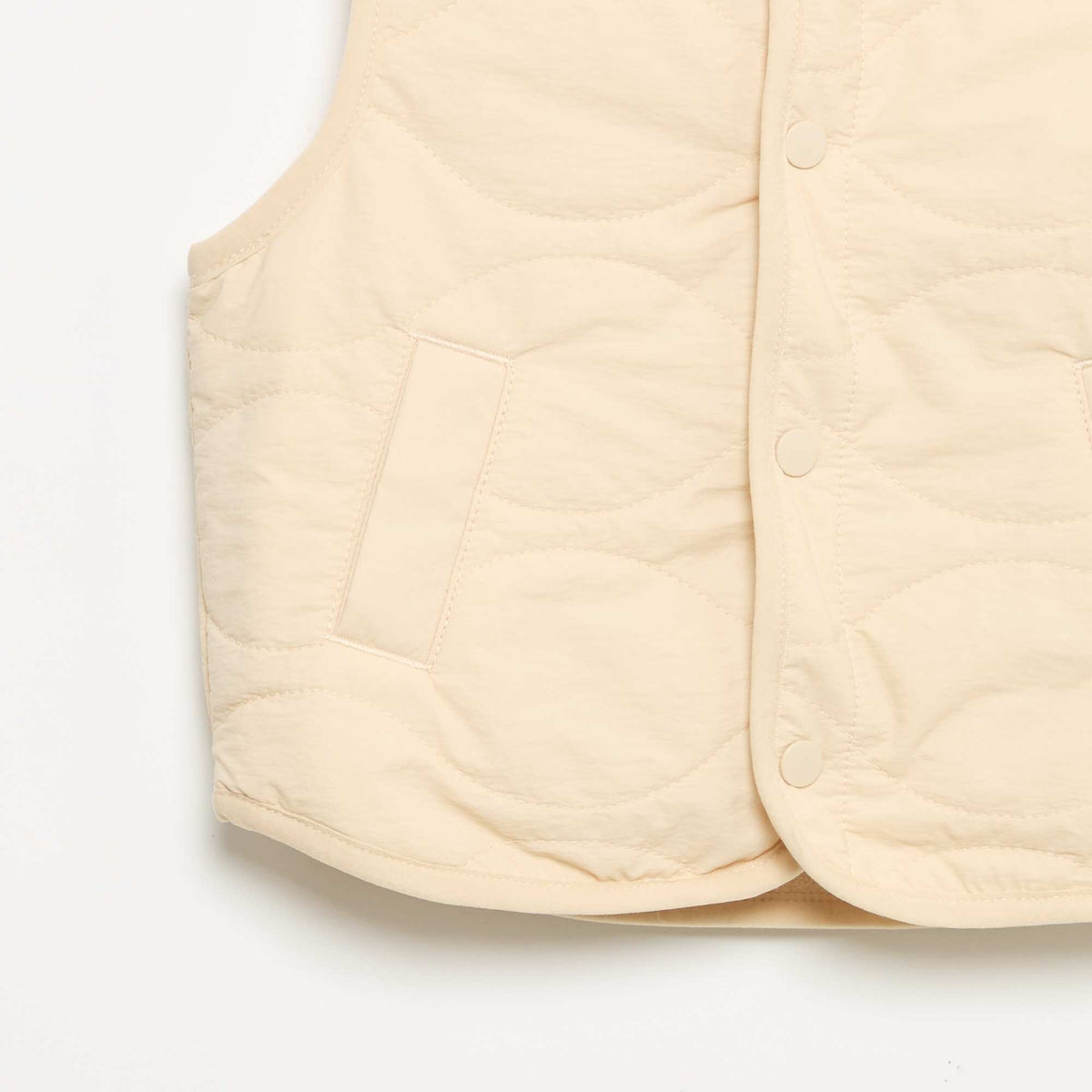 Veste sans manches matelassée BEIGE