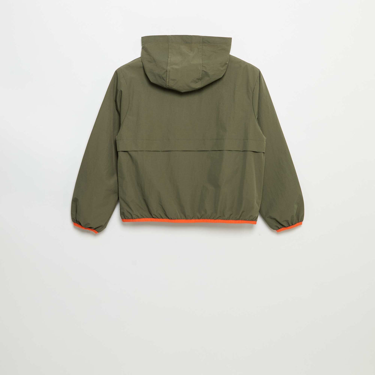Blouson coupe-vent à capuche KAKI