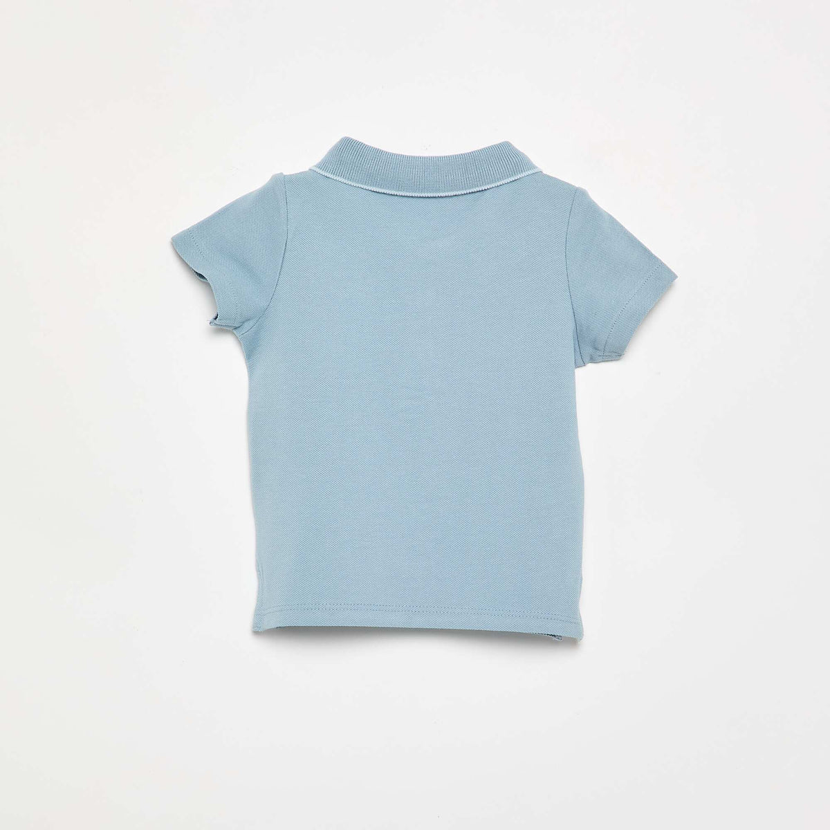 Polo en coton piqué BLEU