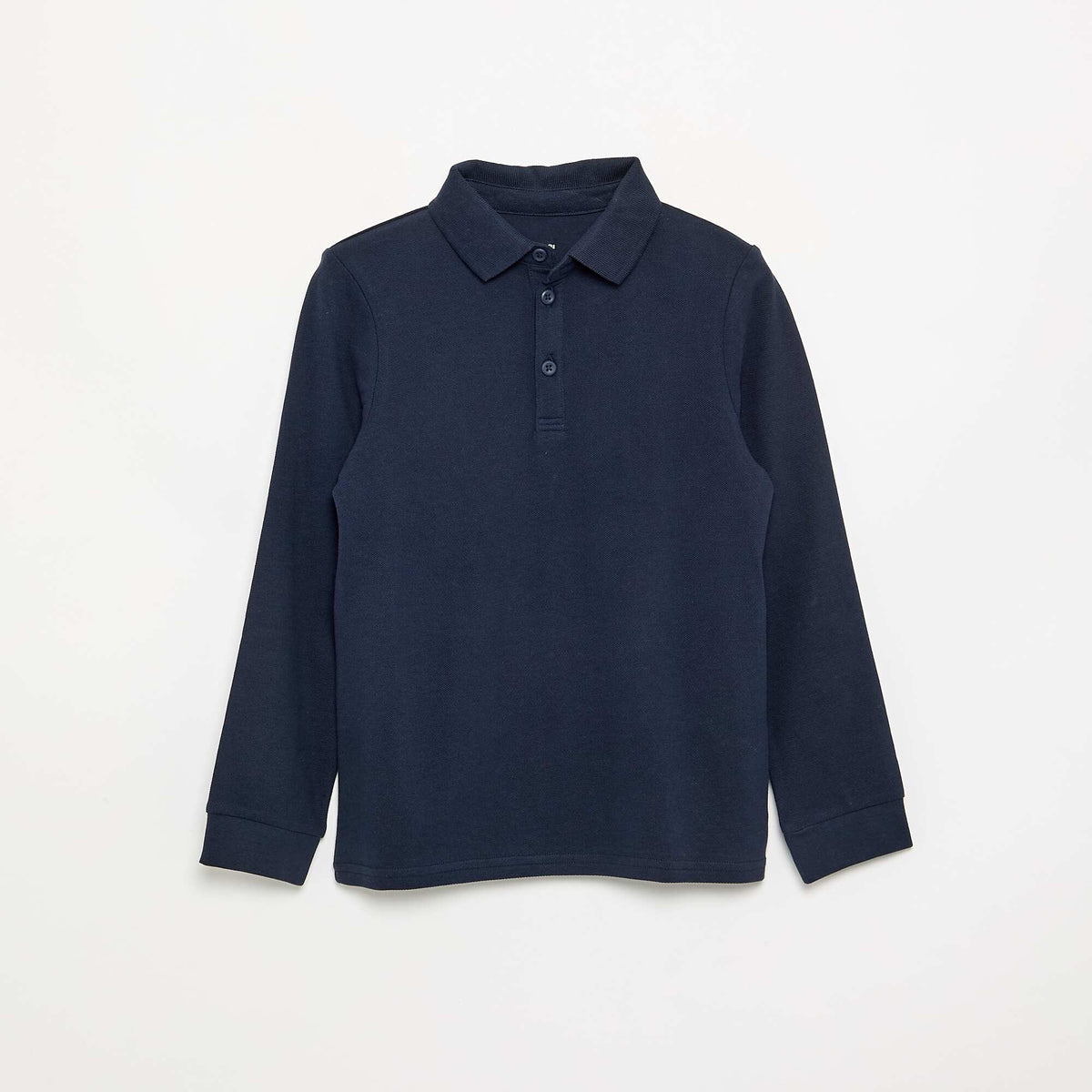 Polo à manches longues BLEU