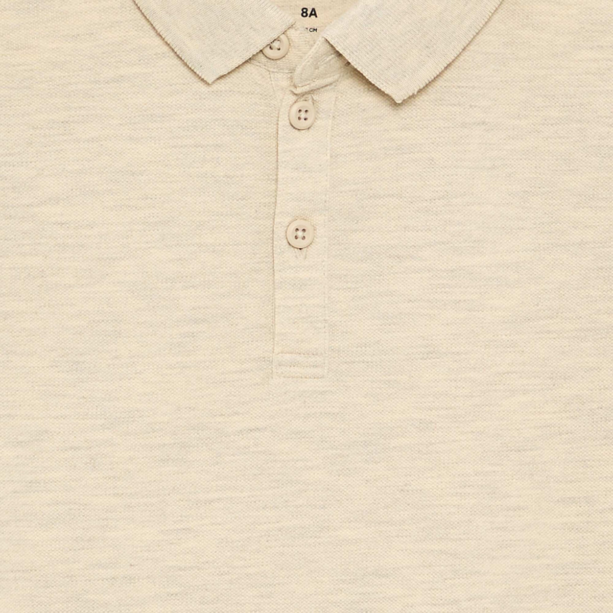 Polo à manches longues BEIGE