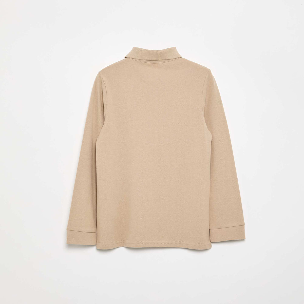 Polo à manches longues BEIGE