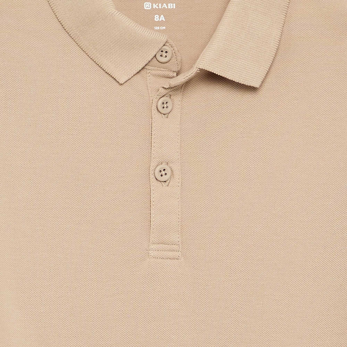 Polo à manches longues BEIGE