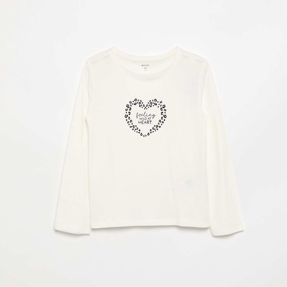 T-shirt à manches longues BLANC