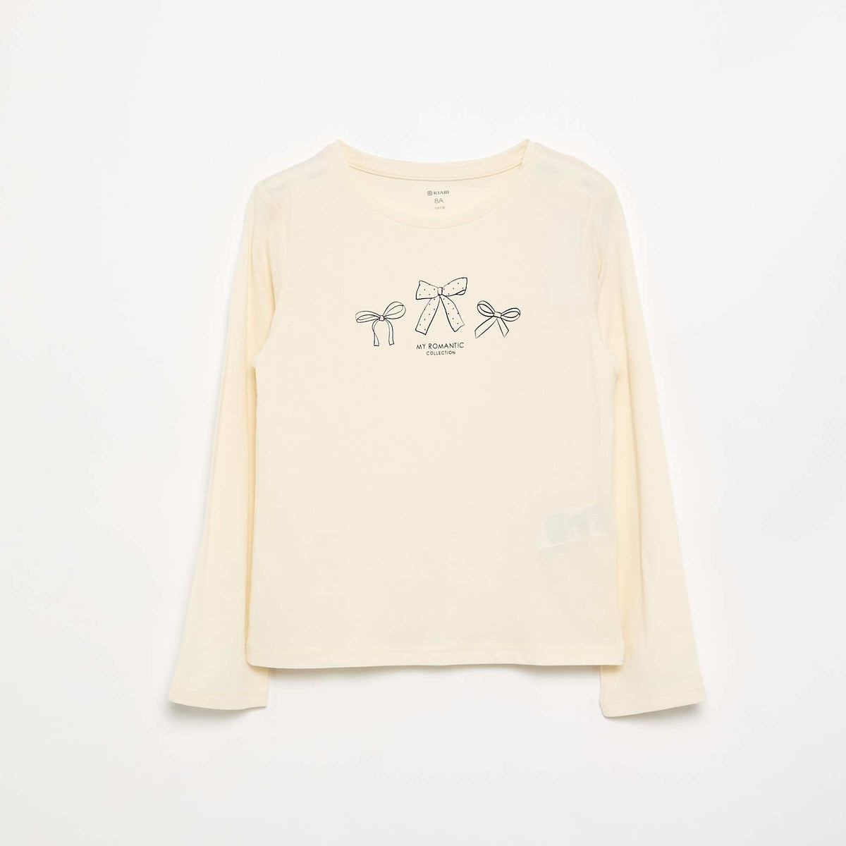 T-shirt à manches longues BLANC