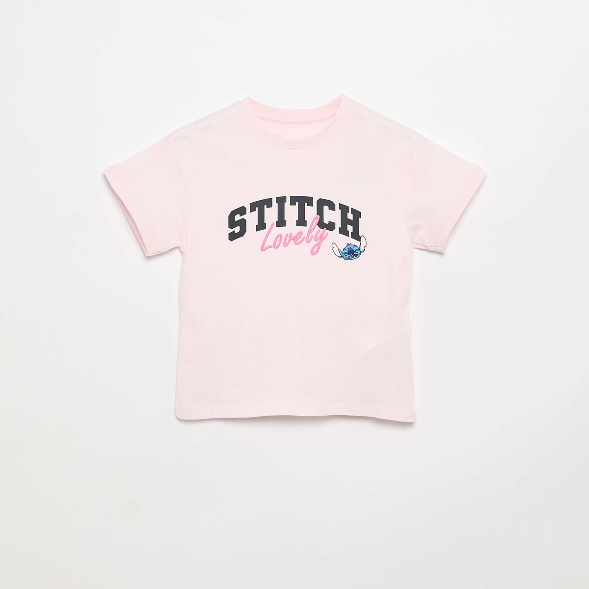 T-shirt à manches courtes 'Stitch' ROSE